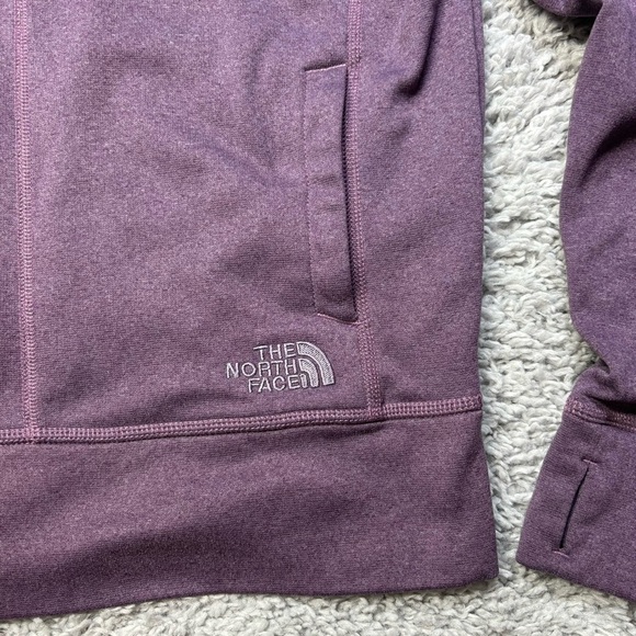 The North Face Sweatshirt Womens Small Cowl Neck Pullover Neck Warmer Purple - Picture 2 of 5
